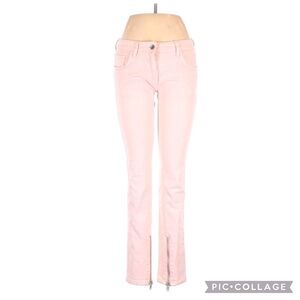 Sandro Pink Mid-Rise Ankle Zip Skinny Jeans Size 38 (FR) - equivalent to US 6